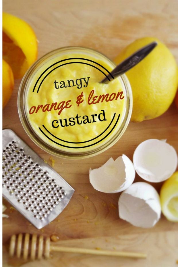 Tangy Orange and Lemon Custard- Clean Eating Approved and paleo! No refined sugar.