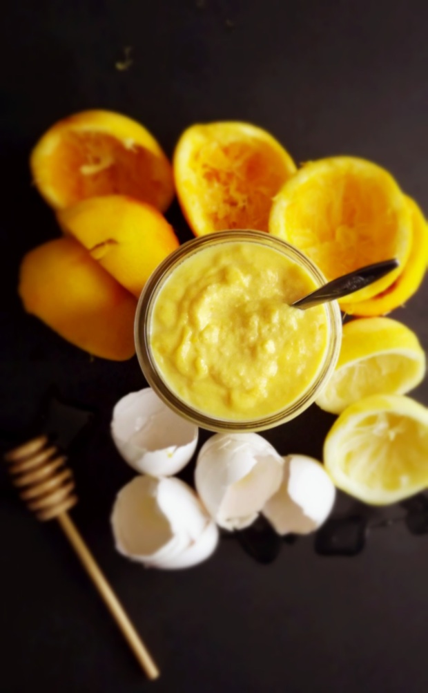 Tangy Orange and Lemon Custard- Clean Eating Approved and paleo! No refined sugar.